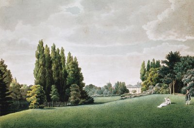 View of the Chateau near the Stone Bridge, from 